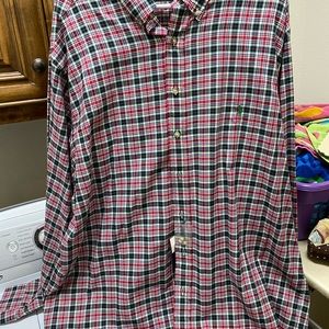 Plaid Ralph Lauren Button Up 2XLT - new